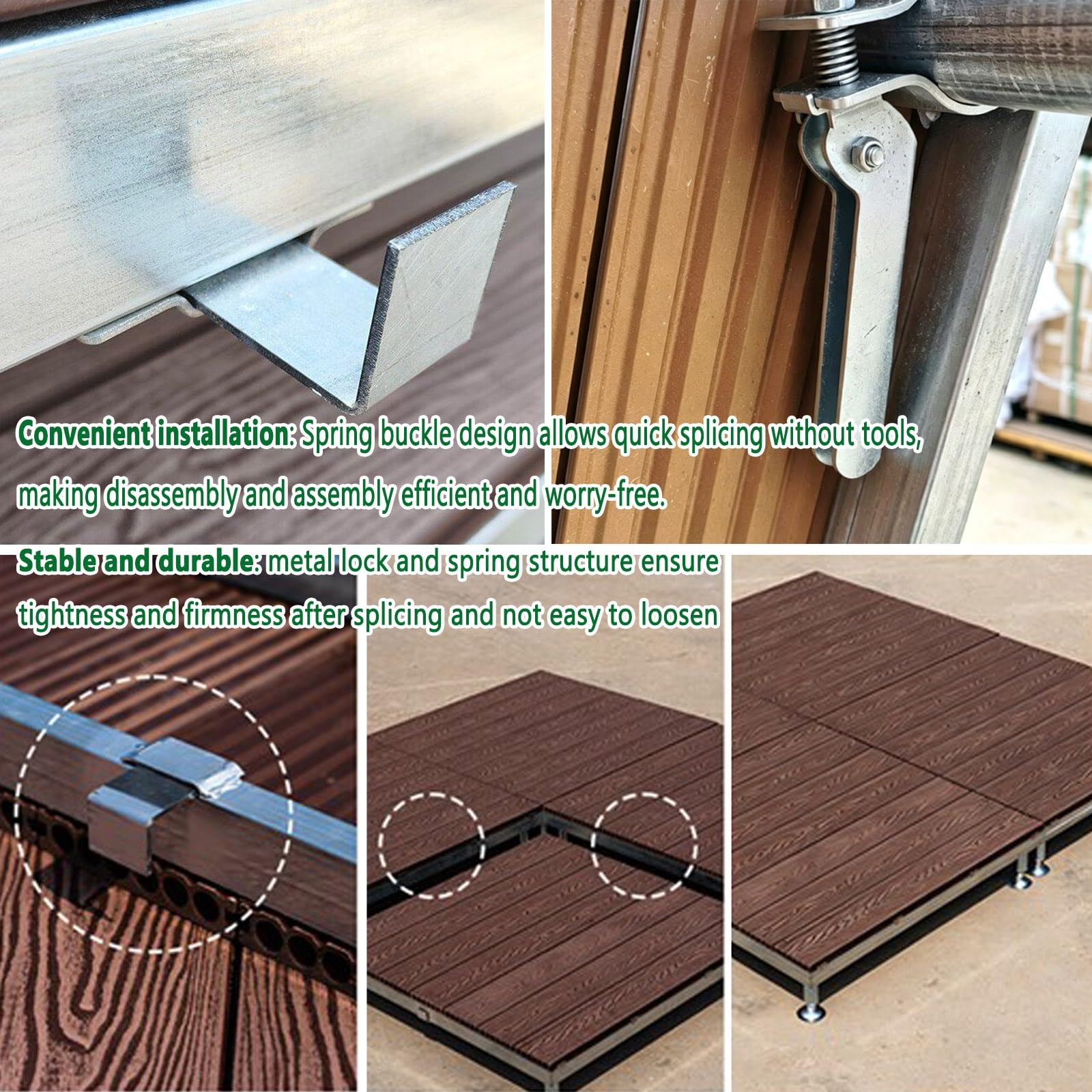 84x84cm Piastrelle For Ponte Modulari Ad Incastro For Giardini Campeggi