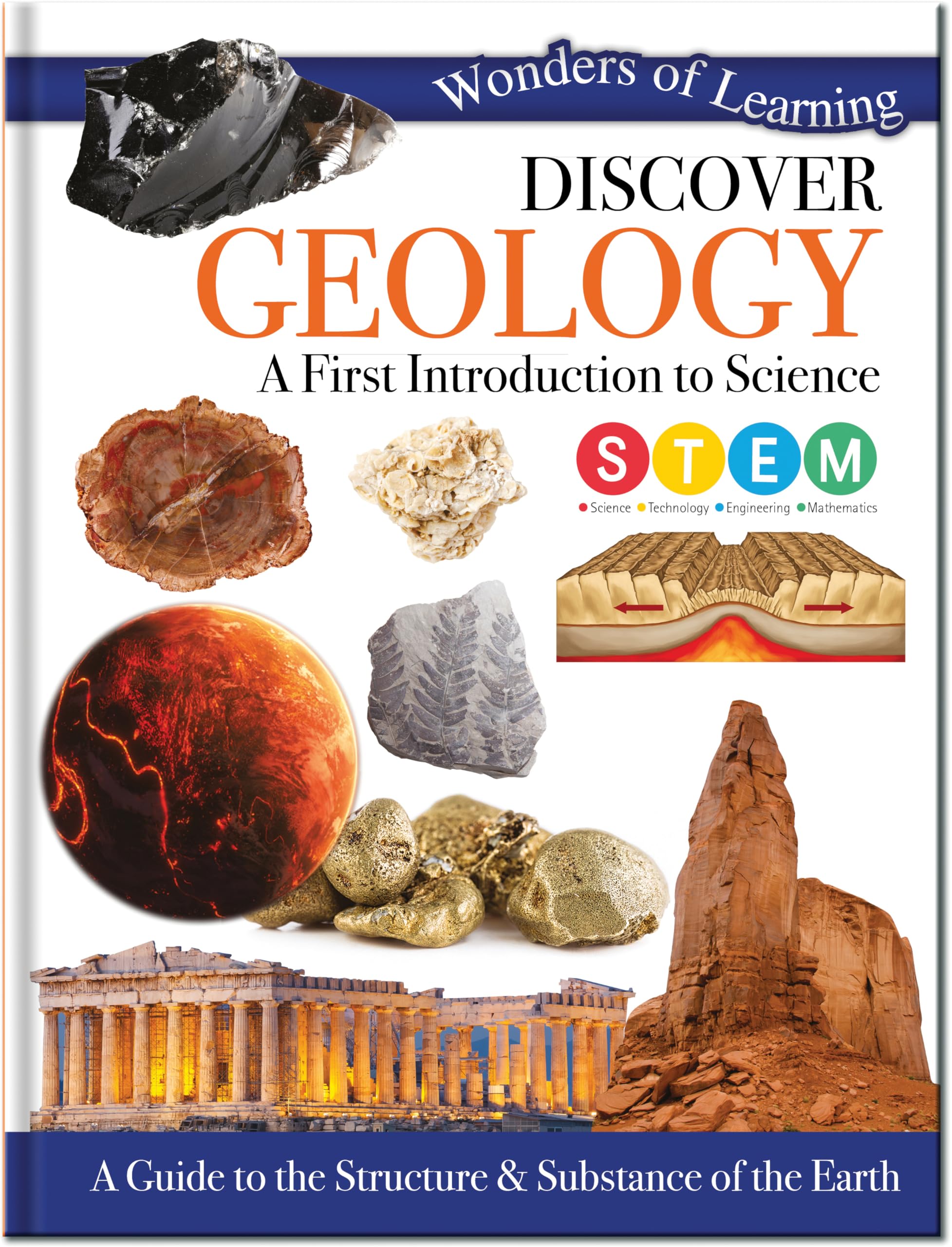 Discover Geology: A First Introduction to Science (Wonders of Learning Padded Foil Book)