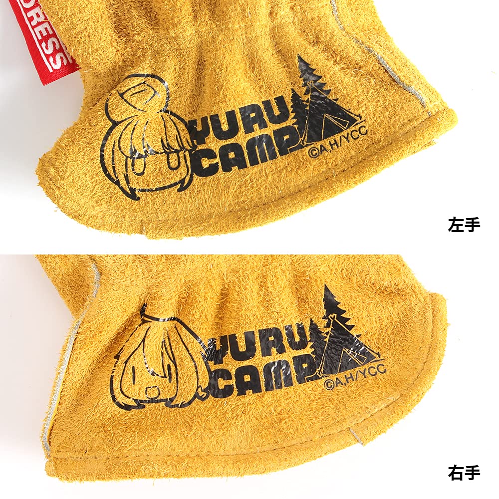 【新】MCM × DRESS CAMP 手袋 Amazon.co.jp: [ドレス] ゆるキャン△牛革アウトドアグローブ【XL