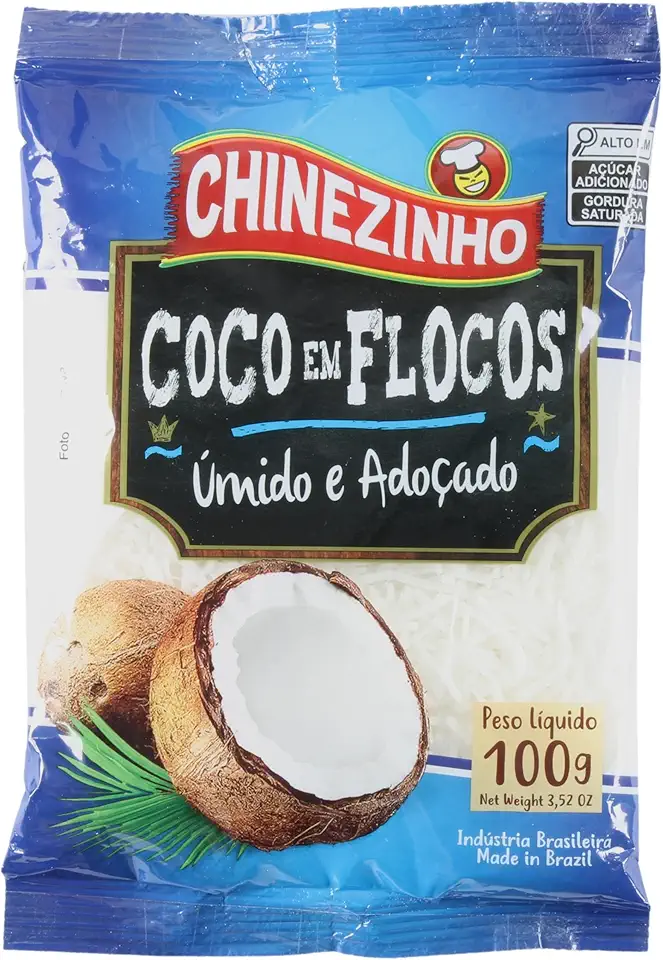 Chinezinho Coco Flocos Úmido: sabor e textura diferenciada