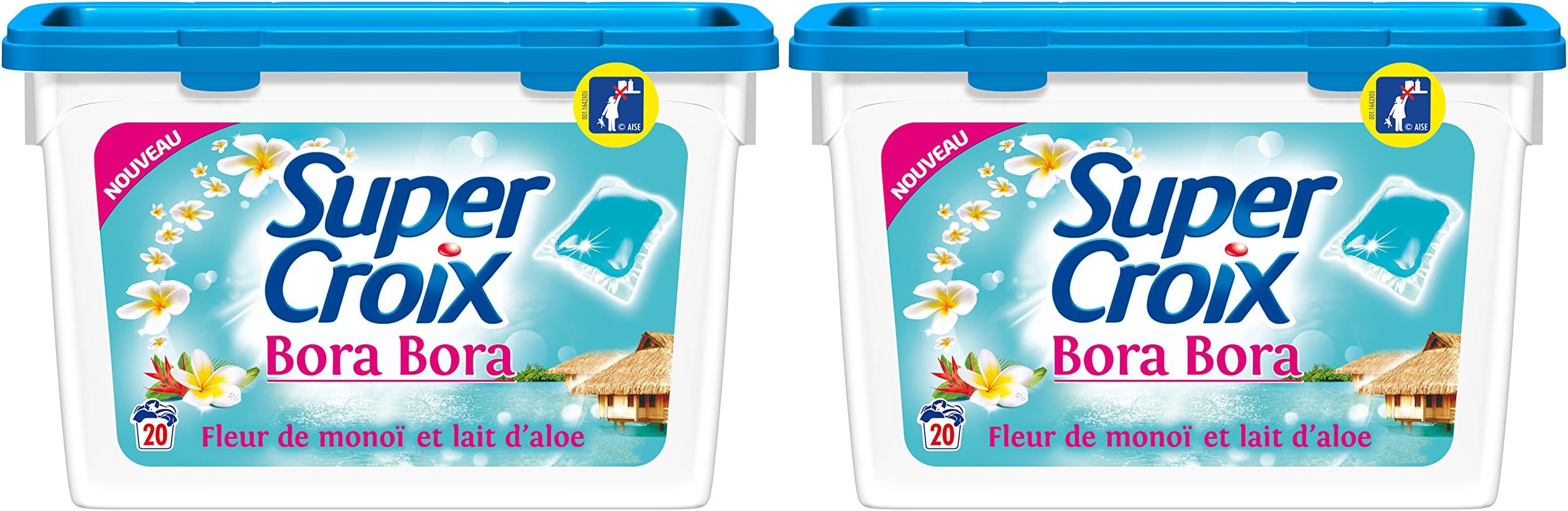 Super Cross Bora Bora Capsule Detergent 20 Phials – Pack of 2