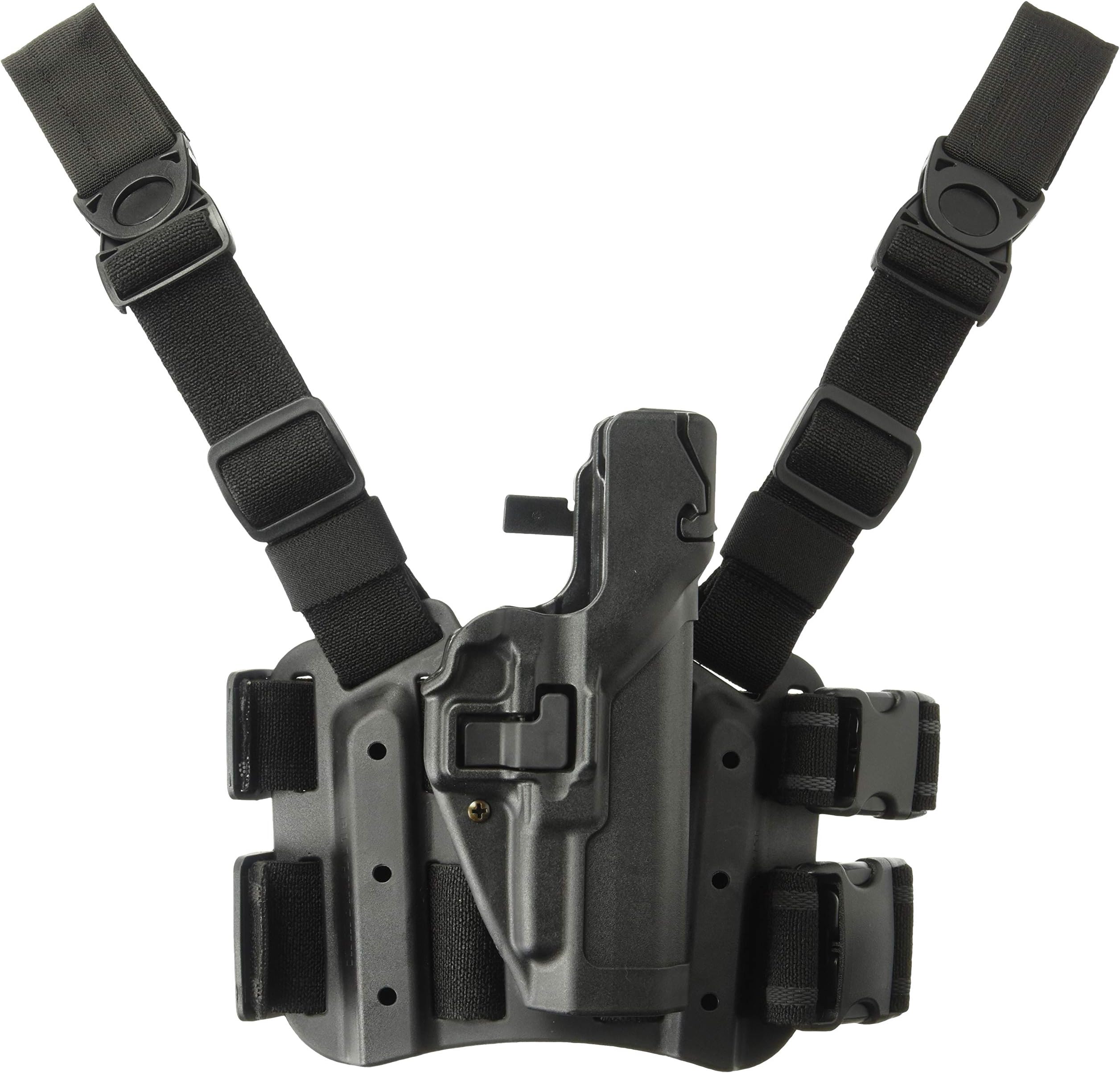 BLACKHAWK Serpa Level 3 Tactical Black Holster, Size 27, Right Hand, SIG P250 DC (Sig 250 DC)