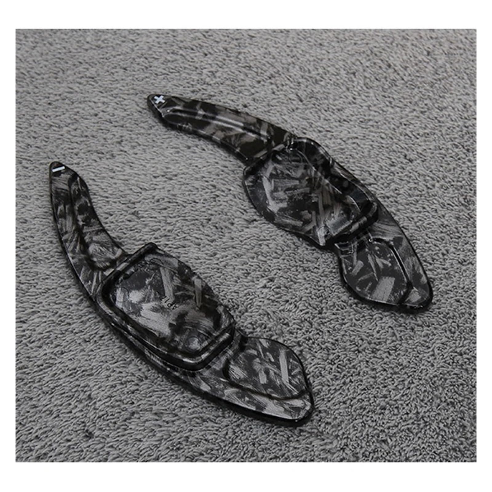 Yakisa Forged Carbon Paddles Shift For Seat For Leon 2009-2014 Car Steering Wheel Shift Paddle Extension Shifters Paddle Shifter(Forged Carbon)