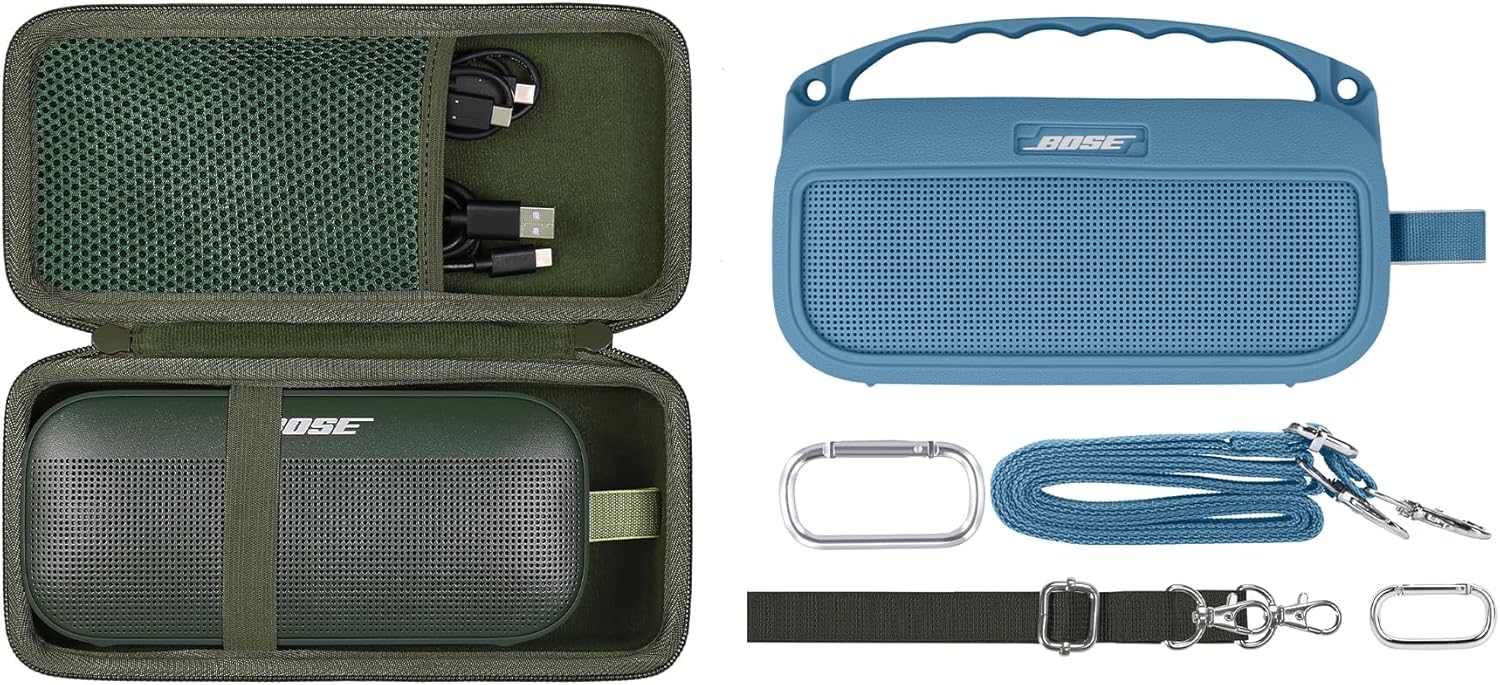 co2CREA Hard+Silicone Case for Bose SoundLink Flex 2nd Speaker