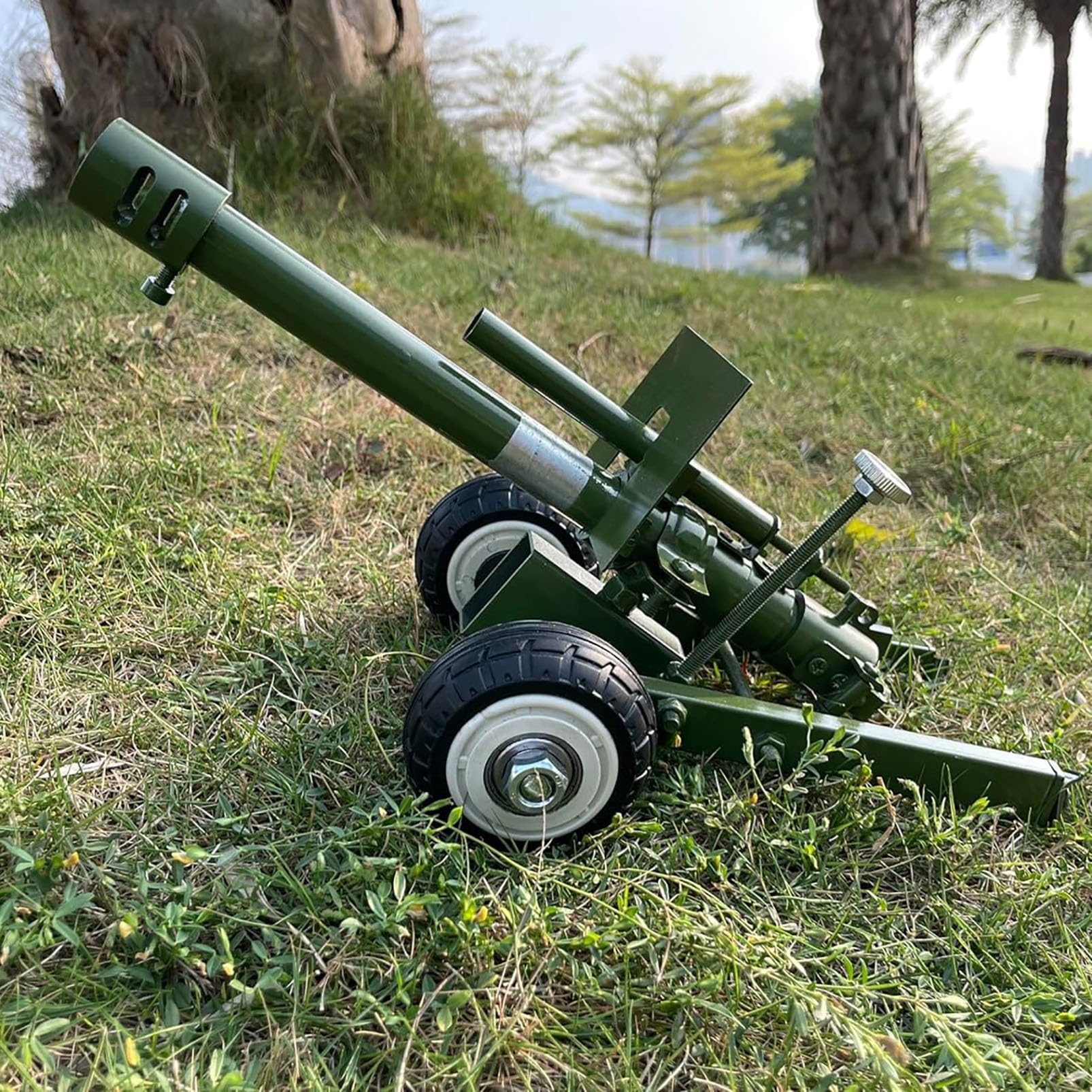 2024Nuovo Cannone Petardo, Modello Cannone Lancia Petardi In Acciaio Inossidabile 304, Modello Artiglieria Italiana Artigianale, Modello Lancia Petardi, Mini Cannone, Ornamenti Da Collezione Di Modell