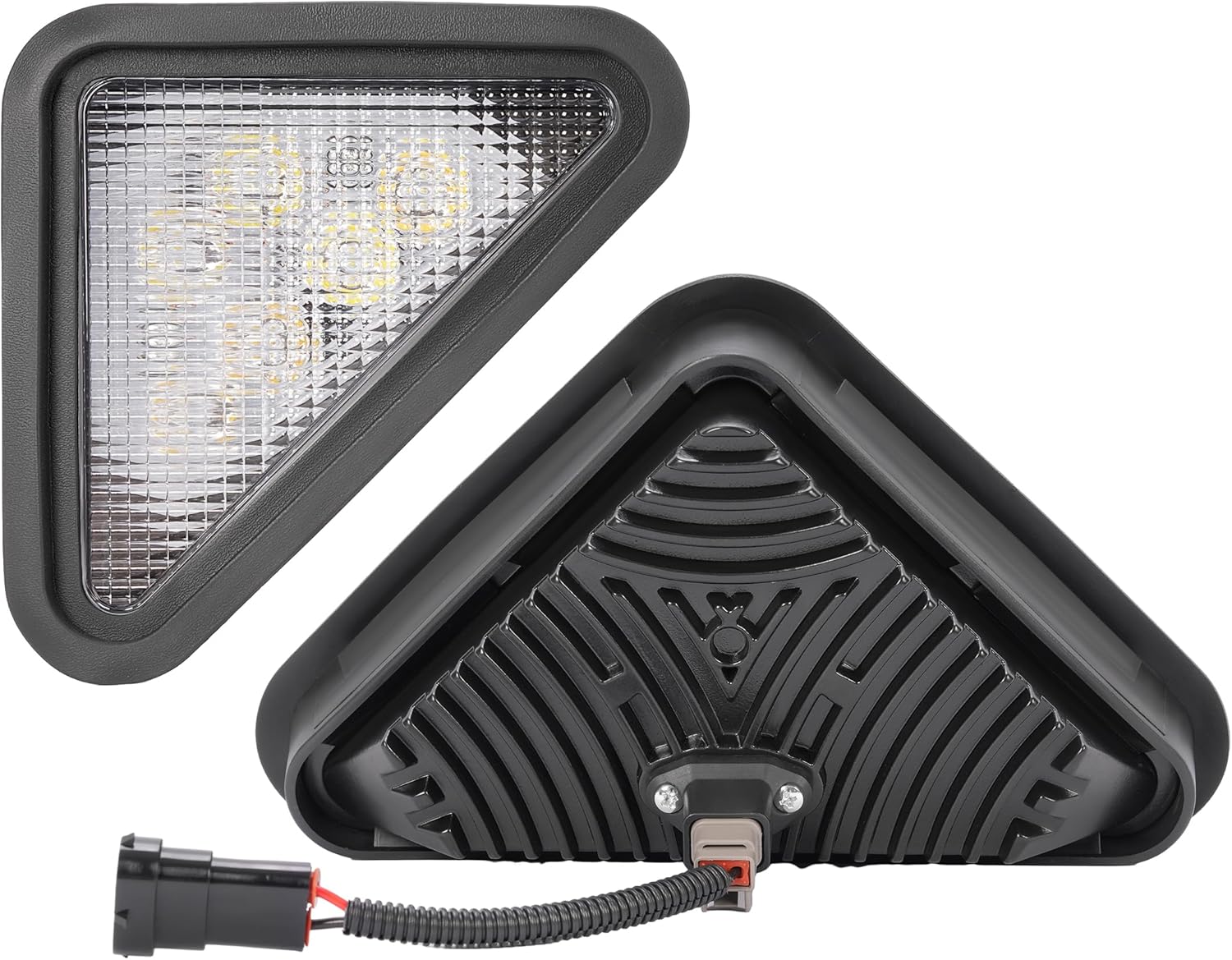 HECASA LED Headlights 2Pcs Compatible with Bobcat Skid Steer Loader 751 753 763 773 863 864 873 963 A220 A300 S100 S130 S150 S160 S175 S205 S220 S250 S300 S330 Replacement for 6718042 6674400 LH & RH