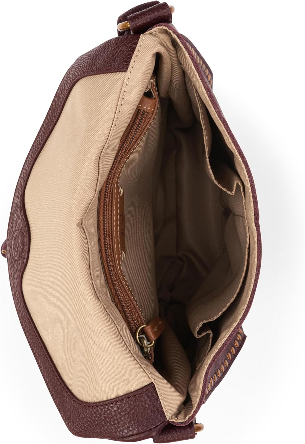 The Sak Silverlake Crossbody Purse - Women's Casual Purse For Everyday & Travel - Leather Bag with Adjustable Strap & Zipper - Image 3