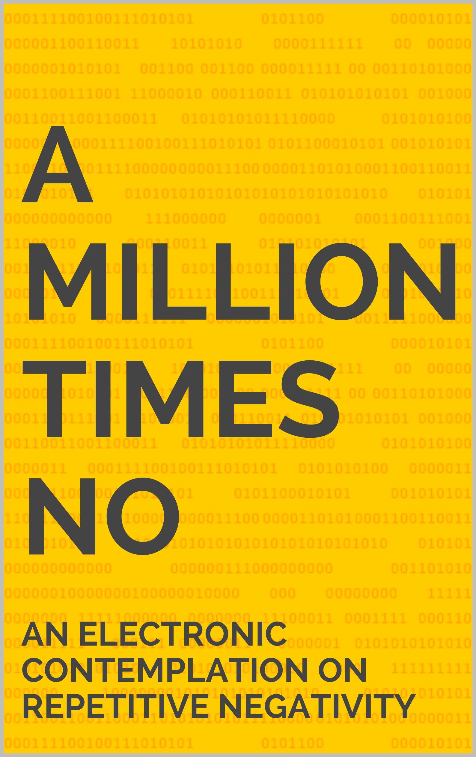 A Million Times No English Edition roman littérature anglophone broché