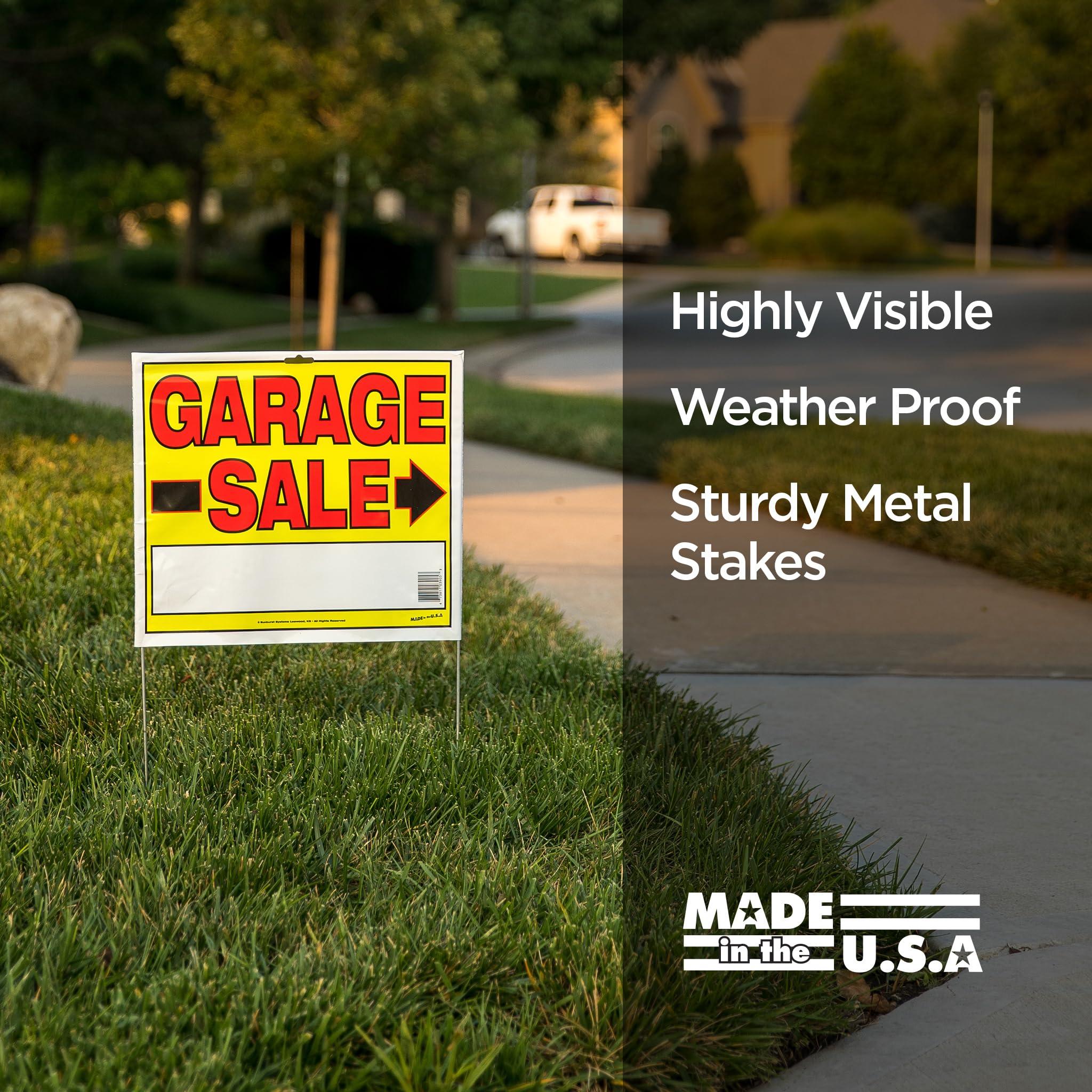 Amazon.com: Sunburst Systems 3905 Garage Sale Sign