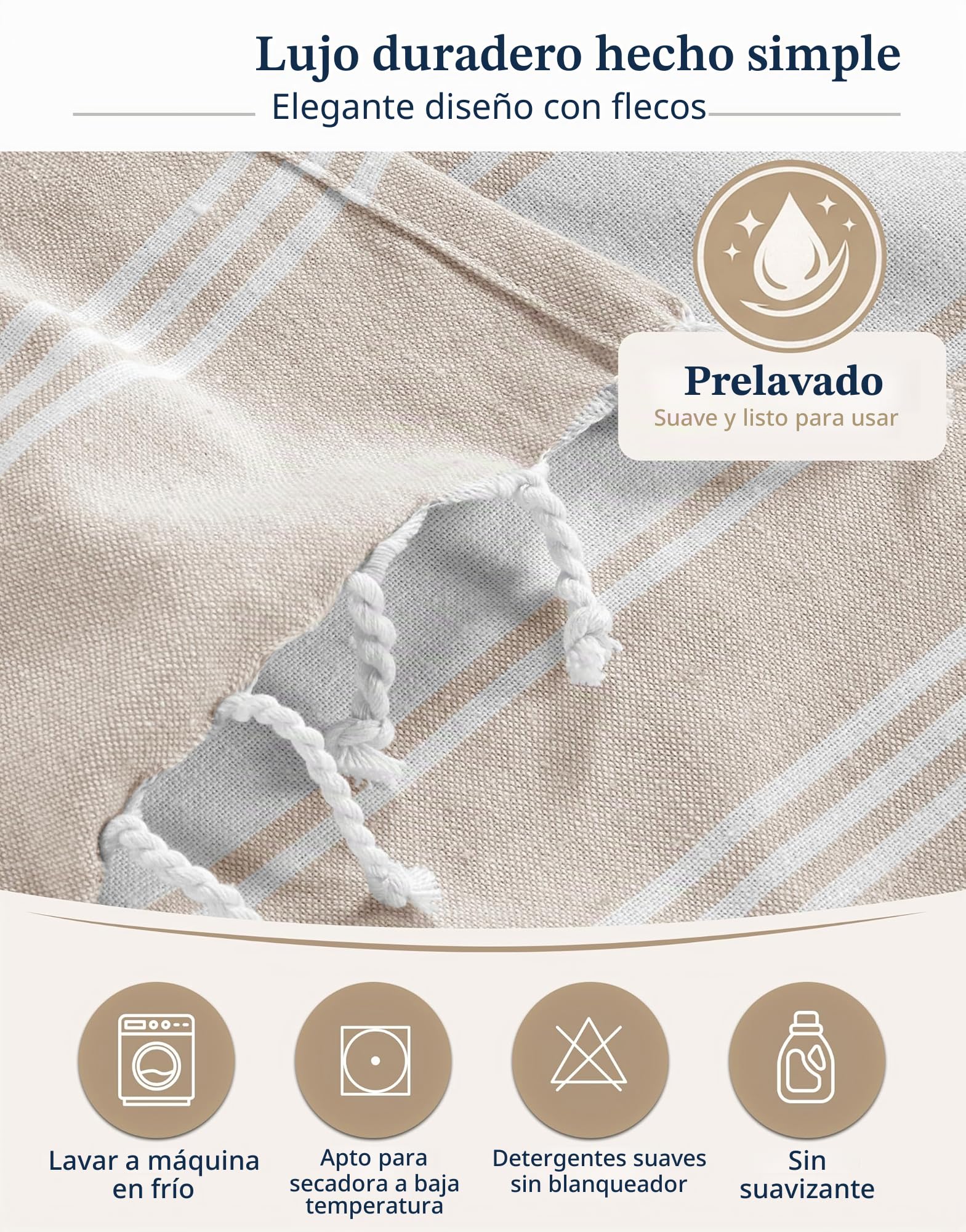 LANE LINEN Paquete de 4 toallas de playa de gran tamaño para adultos, toallas de playa ligeras de viaje, prelavadas para una sensación suave al tacto, toallas de playa de secado rápido, 39 x 71