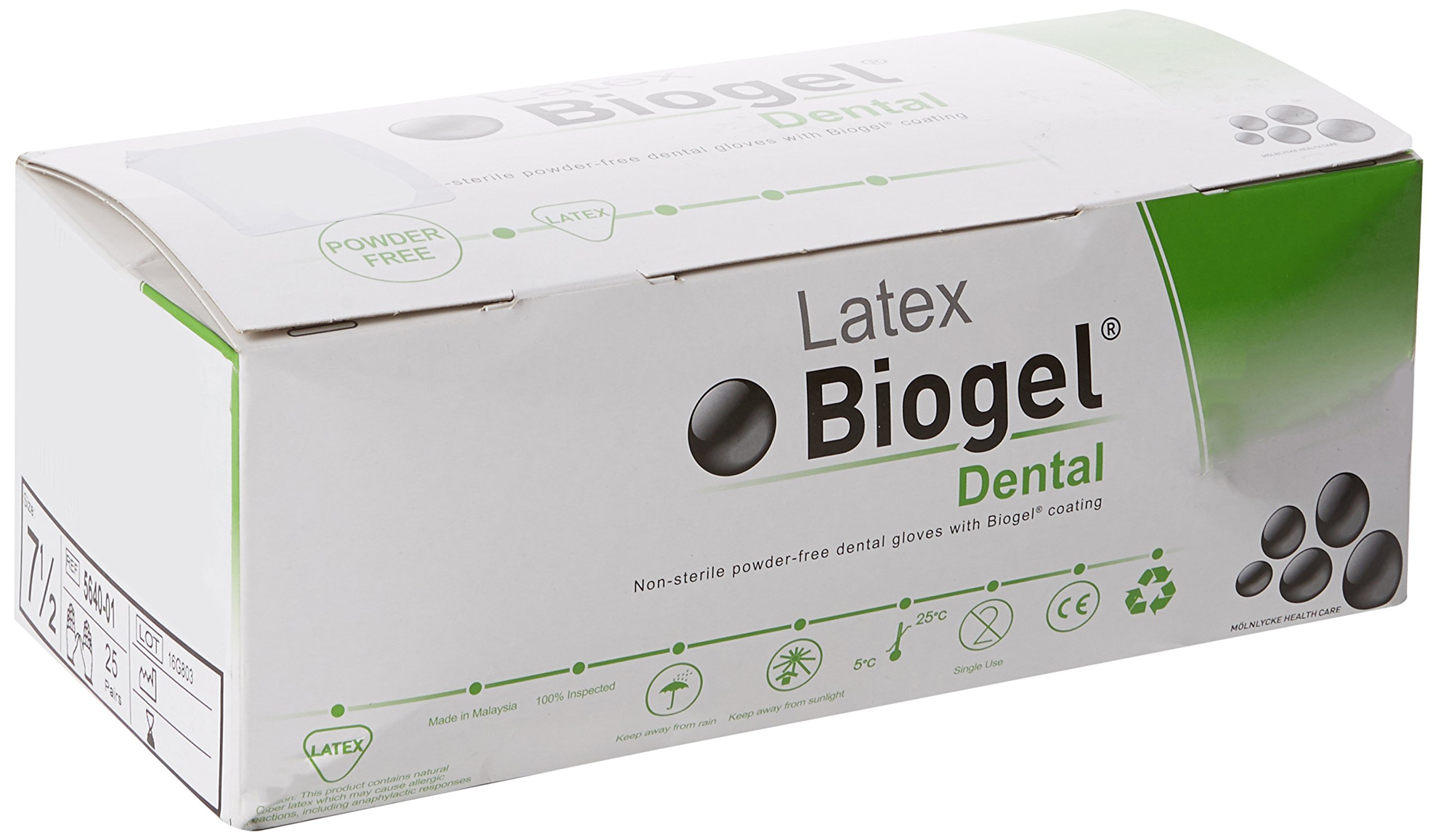Biogel 5640 Dental 7,5 UK EUR Handschuhe, (PR) NS (25 Stück) Gewerbe, Industrie & Wissenschaft