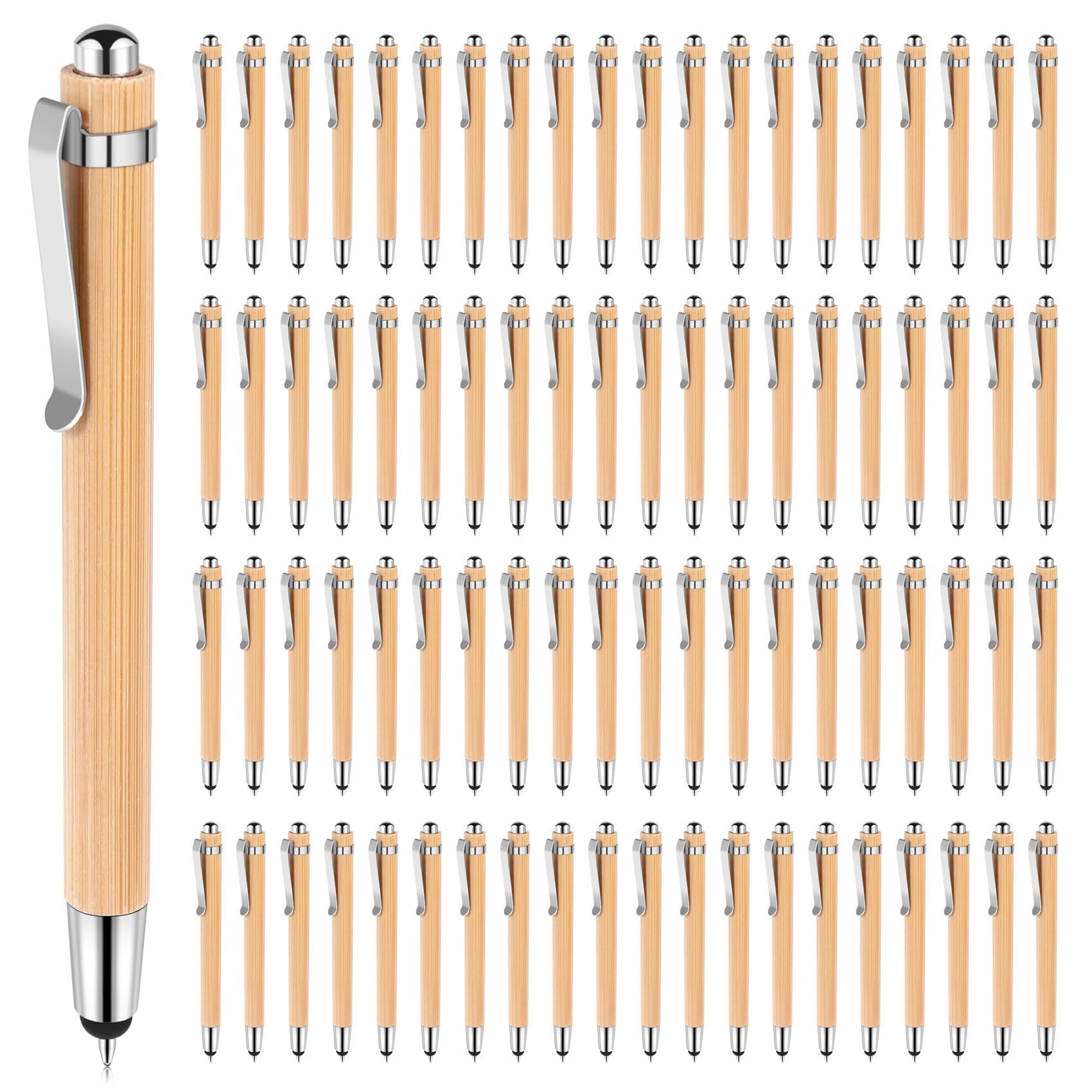 NIZEAMI 80 Pcs Ballpoint Pen with Stylus Tip