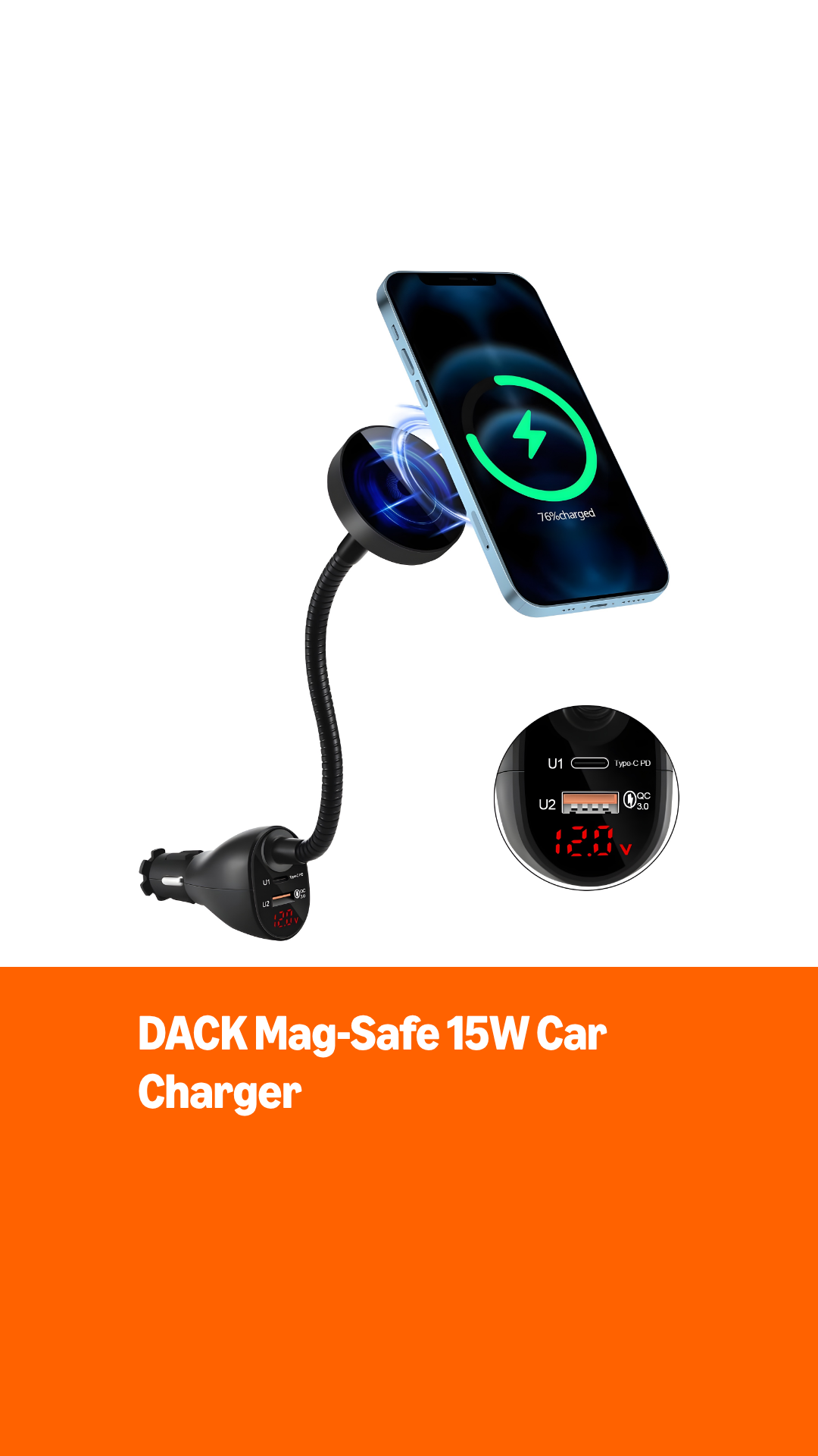 cigarette lighter wireless charger HVDI Car Mount,Car 15W Qi Fast Charging Auto-Clamping Dual QC 3.0 Port Air Vent Car Charger Phone Holder,for iPhone 13 Pro Max/12/11/XR/X/8,Samsung S21/S20/S10/9/8 : Cell Phones & time directions and suggestions DACK Mag-Safe 15W Car Cigarette