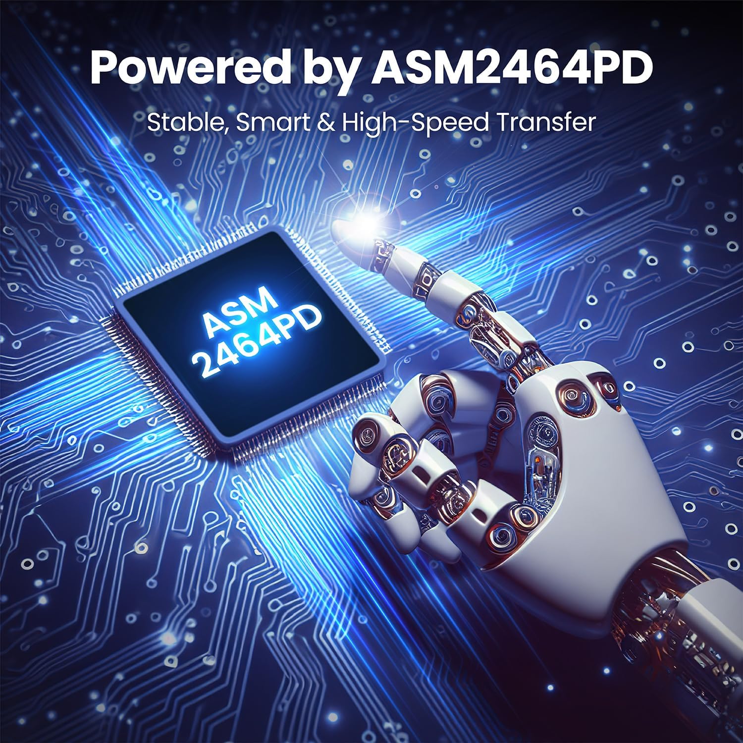 GRAUGEAR 40Gbps M2 SSD Enclosure, USB4 NVME 40Gbps Enclosure Compatible Thunderbolt 4 up to 3800MB/s, for M.2 2230/2242/2260/2280, Tool-Free, Fanless