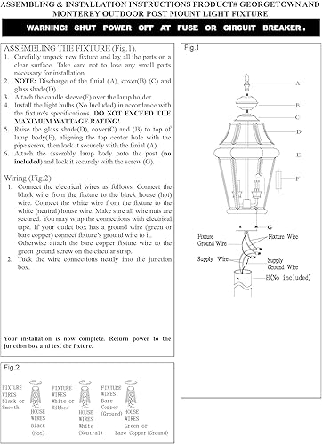 Miniatura 6 de Livex Lighting 2354-07 Monterey - Cabezal de poste de latón macizo con acabado de bronce para exteriores con vidrio biselado transparente