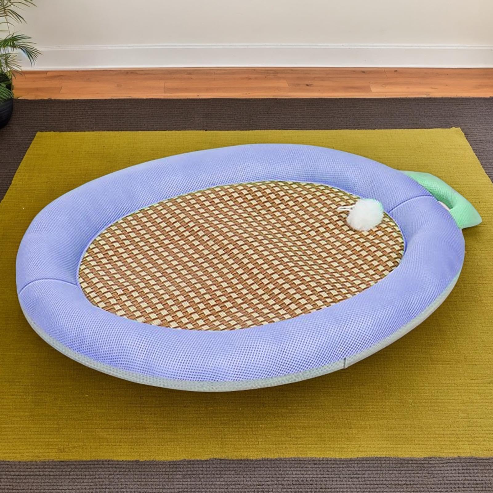 Tappeto rinfrescante per cani, per interni, lavabile, resistente | Materassino rinfrescante per cuccioli con cuscino freddo, per estate, interno ed esterno, medio cucciolo e gattino