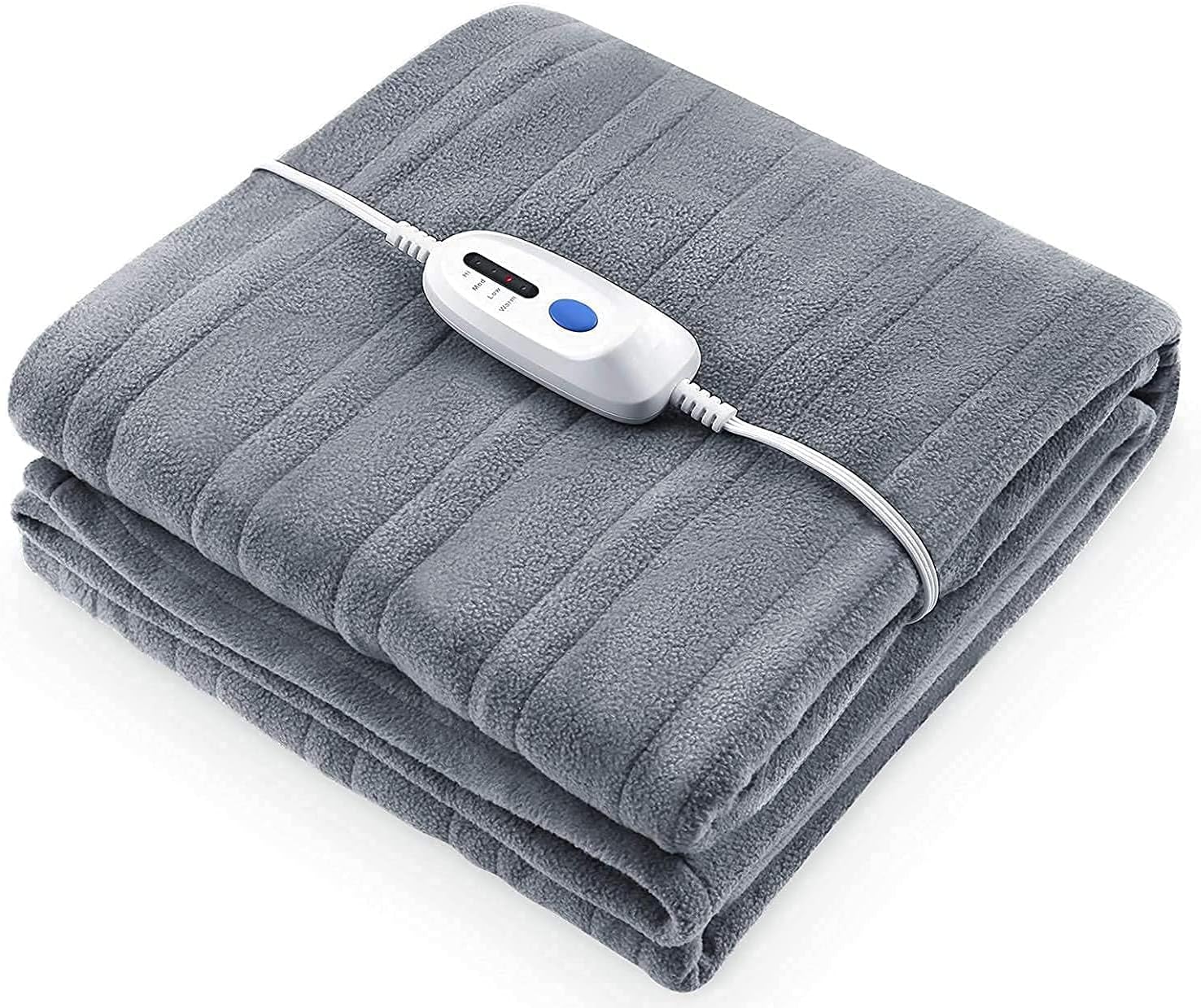 Mia&Coco Electric Heated Blanket Throw Flannel Sherpa Fast Heating