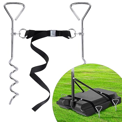 RunNico Basketball Goal Anchor, Heavy Duty Basketball Hoop Tie Down