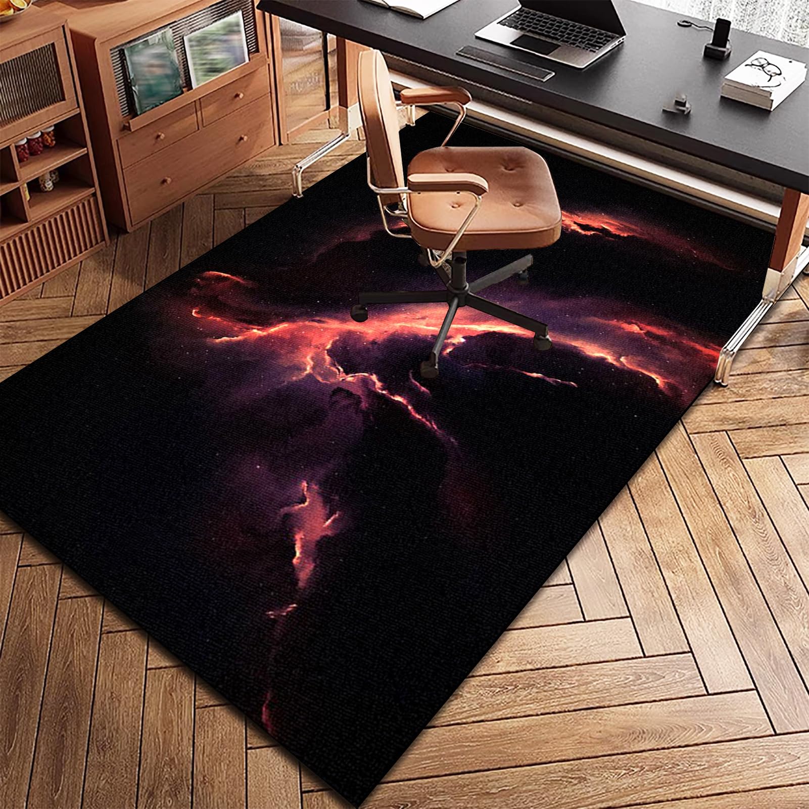 Alfombra Escritorio Suelo Antideslizante Protectora Suelo para Silla de Oficina, Alfombrilla para Silla para Suelos Duros Alfombra Silla Gaming Oficina Protectors Suelo Silla Ruedas 100 x 160 cm