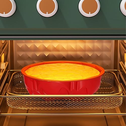 Miniatura 4 de Molde de silicona con forma de flor, molde redondo grande de 8 pulgadas, moldes de silicona antiadherentes para hornear pasteles, panes, tartas,