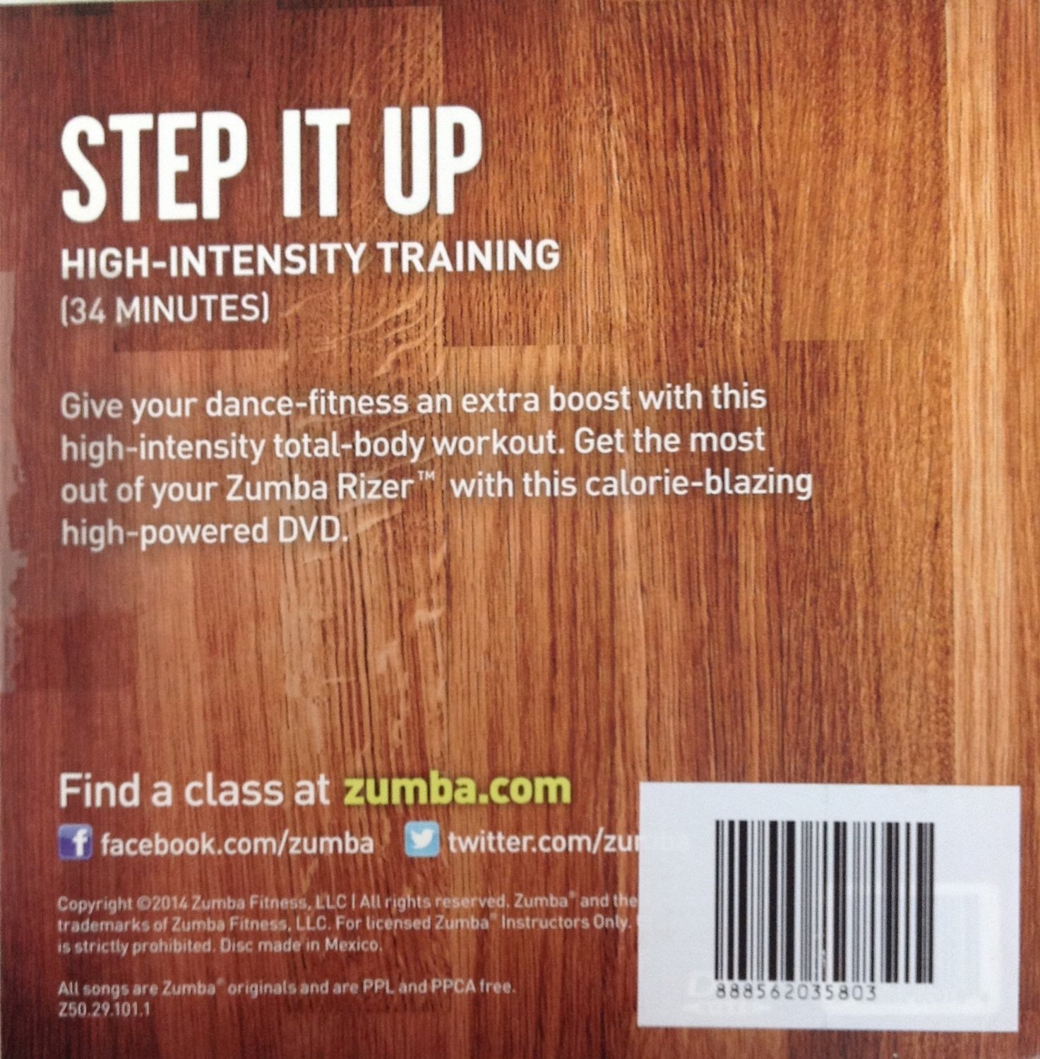 Amazon.com : Zumba Fitness Step It Up DVD : Sports & Outdoors