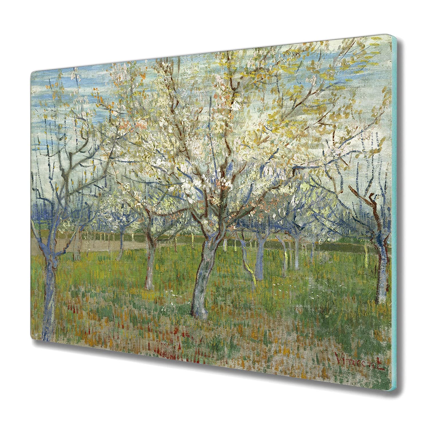 Planche de cuisson induction 60x52 protège plaque en verre antichoc