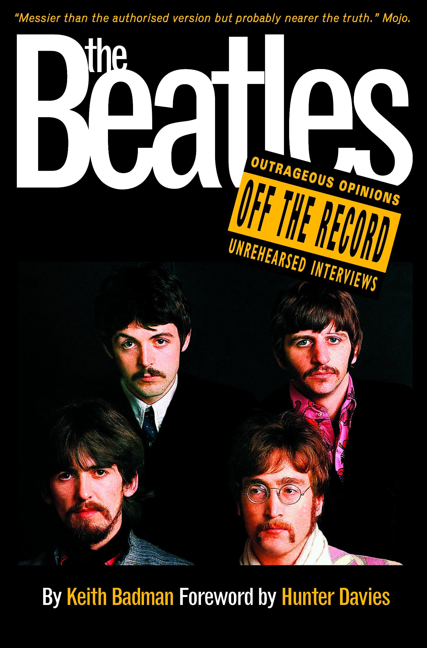 The Beatles: Off the Record livre musique rock biographie et interviews en version originale