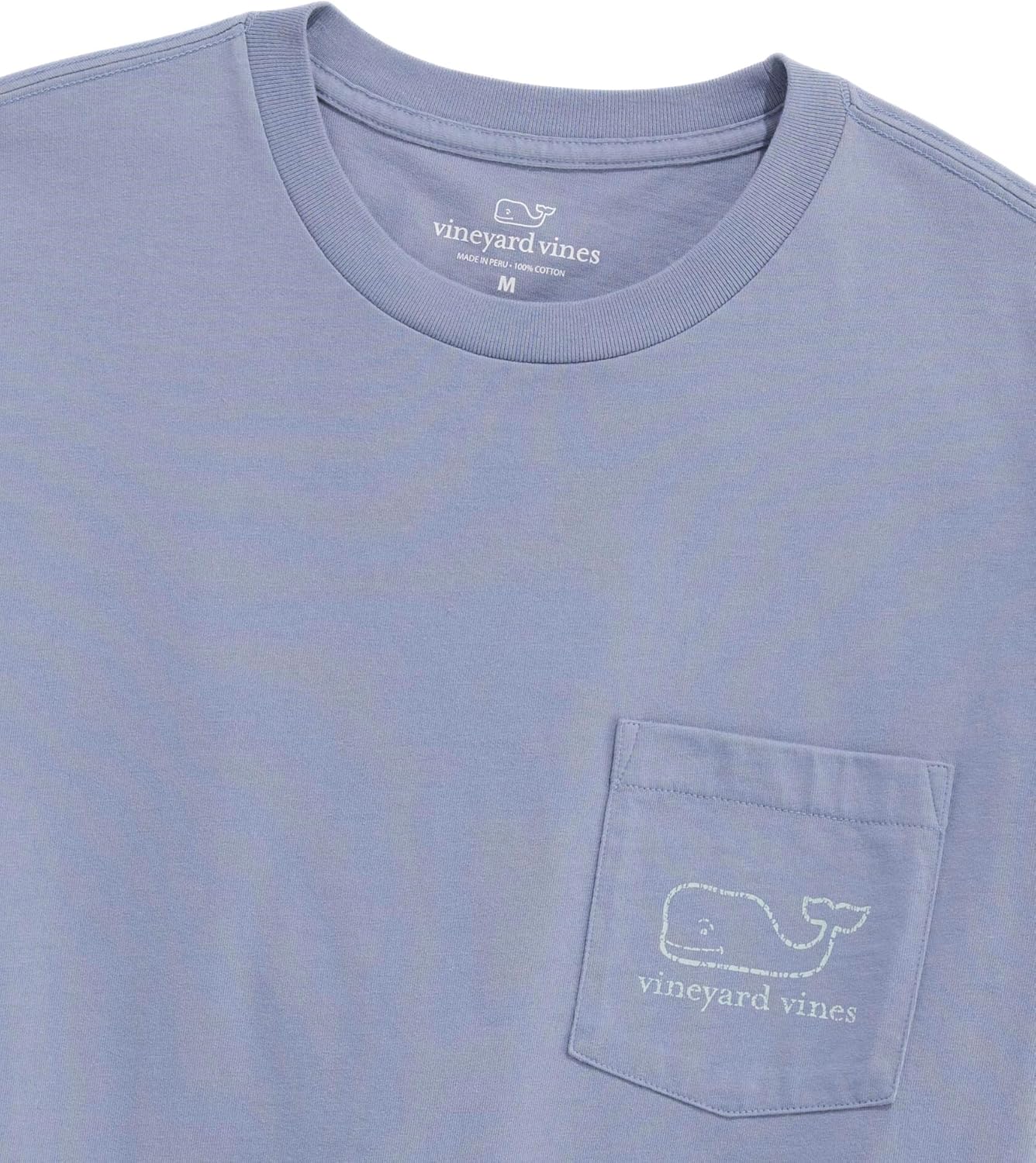 Vineyard Vines Mens Short-Sleeve Vintage Whale Pocket Tee - Image 5
