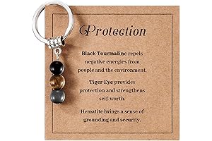 Handmade Chakra Crystal Keychains Set for Women Men Girls Gifts