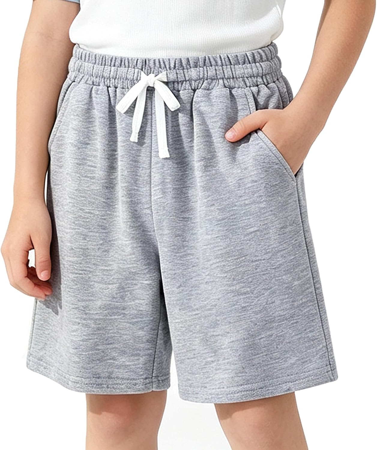 Magic Park 3-14Y Kid Cotton Shorts Boys Sports Shorts with Pockets
