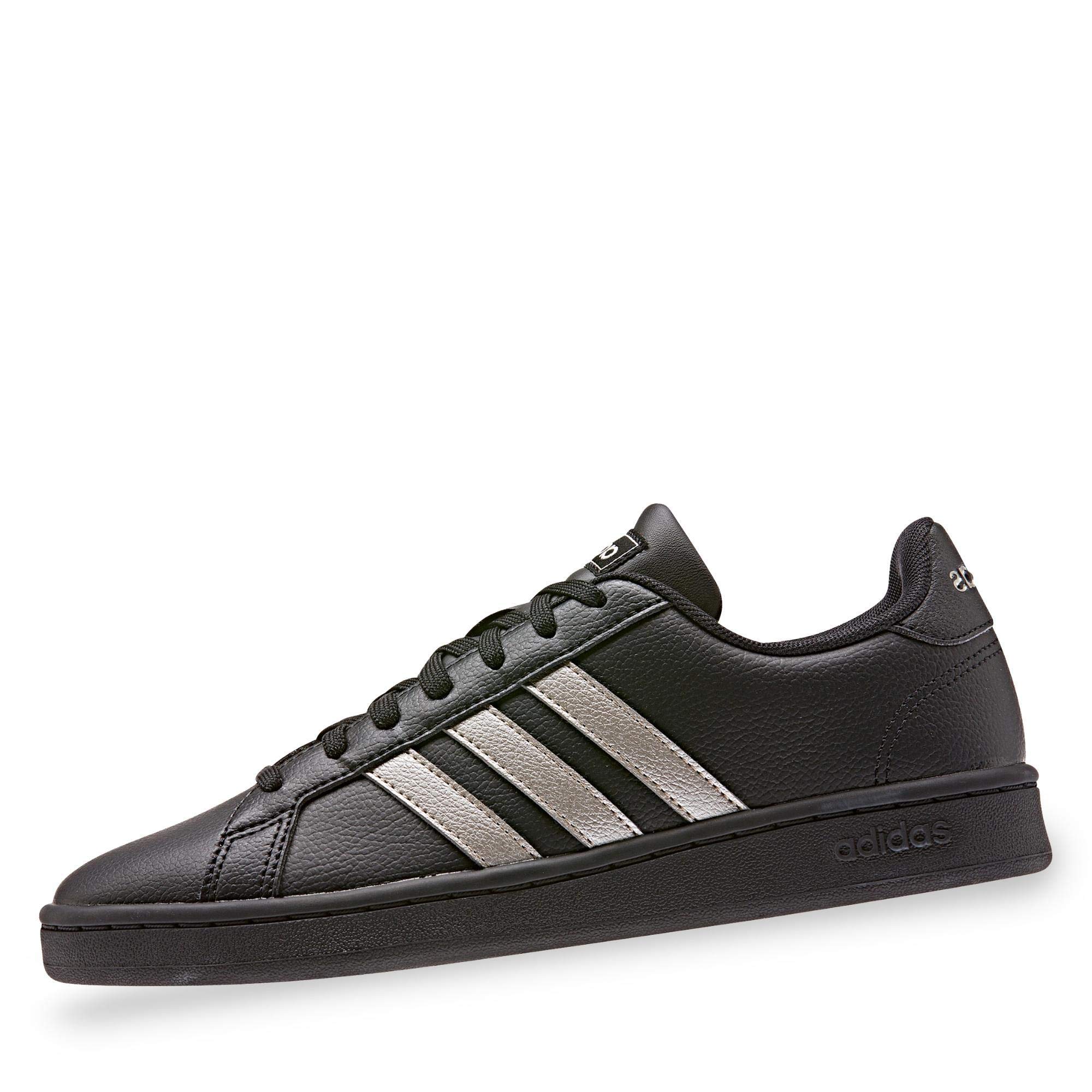 adidas Herren Grand Court Sneaker, Schwarz, 47 1/3 EU