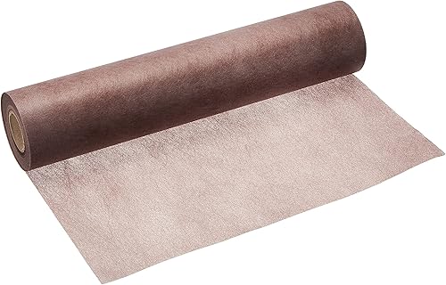 Heads WF-SR7 Papel de regalo liso, 11.8 pulgadas (11.8 in) de ancho x 65.6 pies (65.6 ft), color marrón, manta, rollo corto no tejido