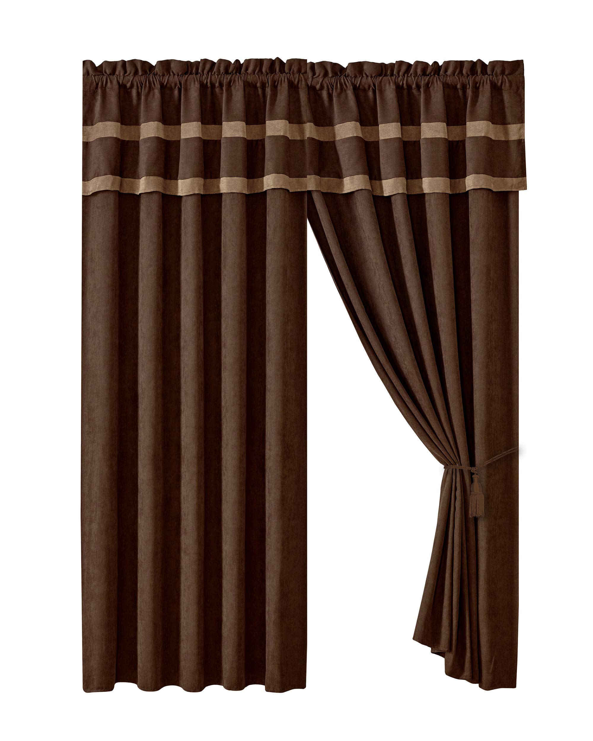 Brown And Beige Curtains Curtains & Drapes 2023