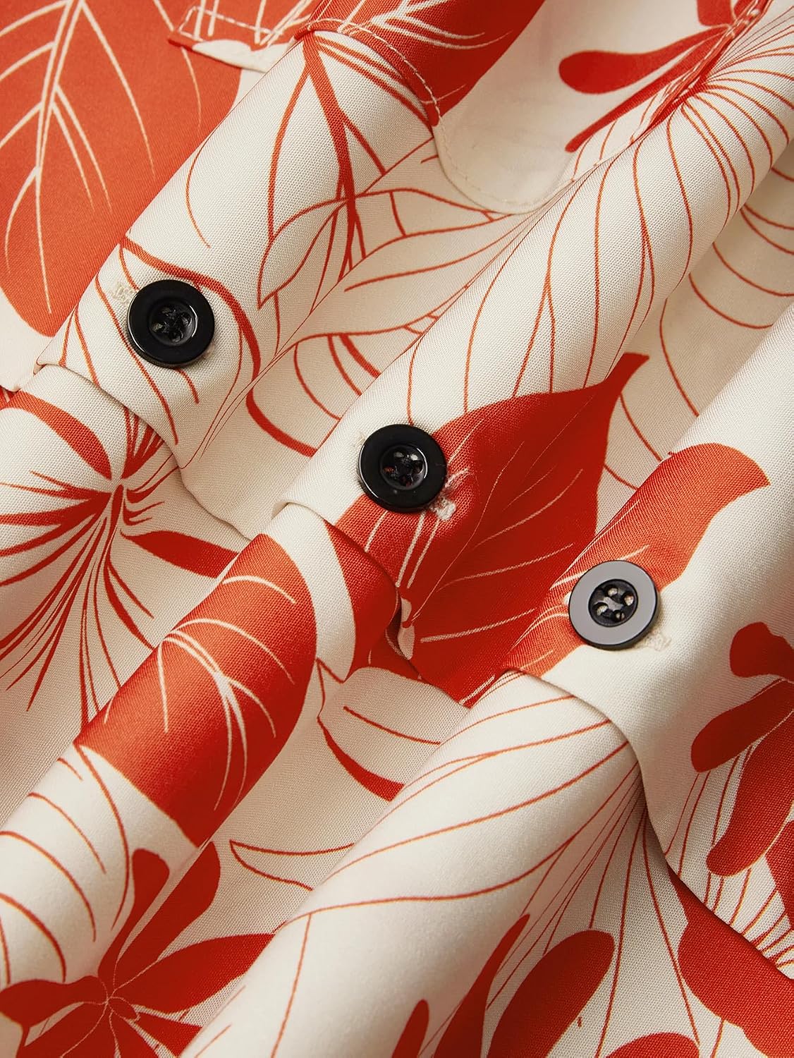 Hardaddy Men's Camp Collar Retro Vintage Bowling Button Down Shirt with Pocket Casual Short Sleeve Beach Shirts Summer