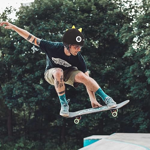 Miniatura 4 de YCONNECT Funda para casco de esquí, adecuada para cascos de esquí, snowboard, patineta, regalos divertidos y divertidos para niños y adultos