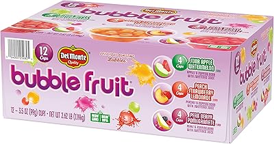 Del Monte Bubble Fruit Snacks, Variety Pack, 3.5 Oz