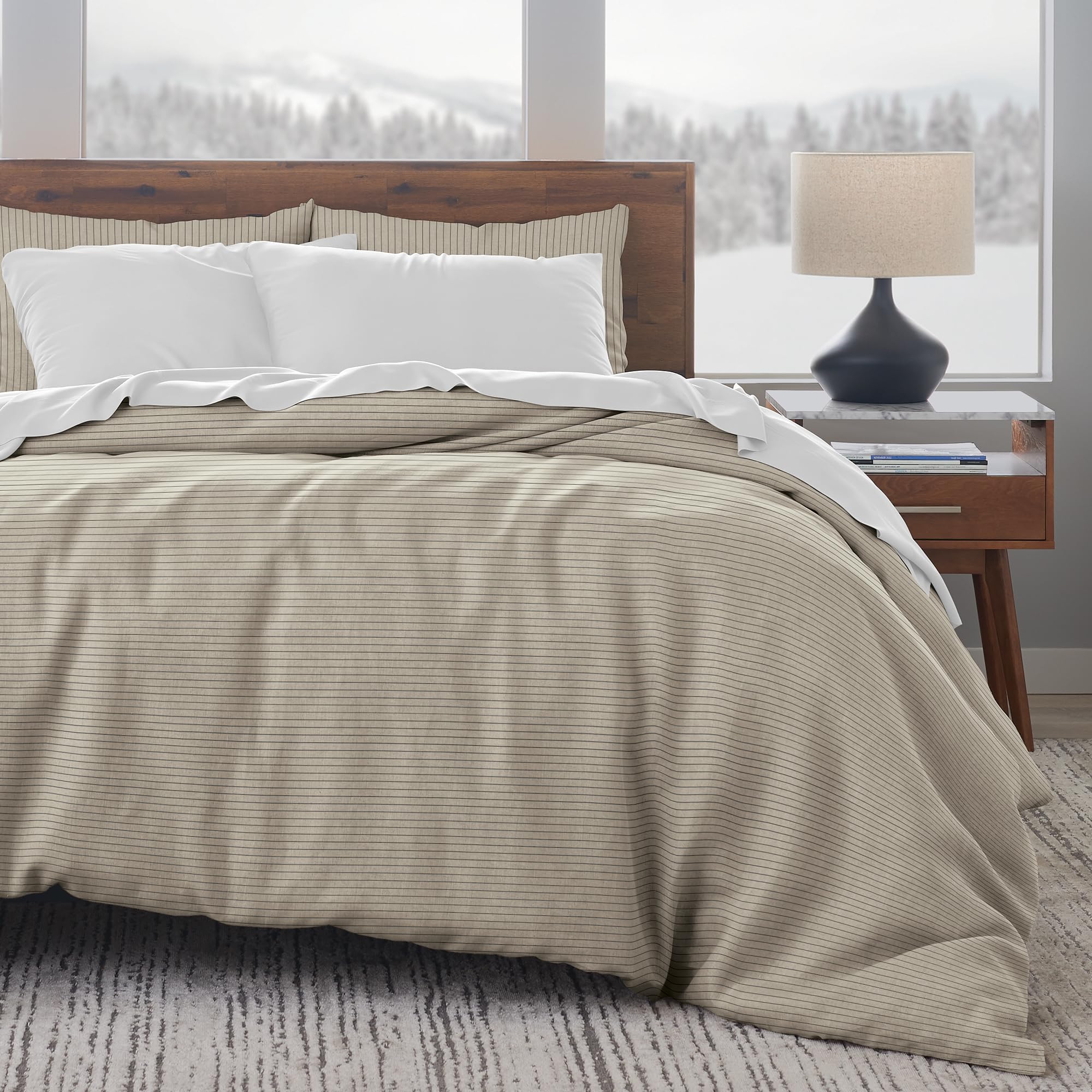 Amazon.com: Ella Jayne Luxury 100% French Linen Duvet Cover