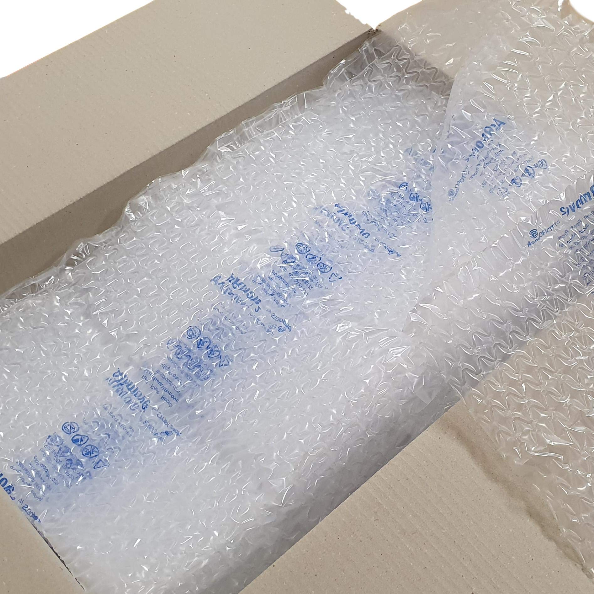 Coussins à air prégonflés pour remplissage - gonflés et emballés - remplacement 99% plus léger et résistant