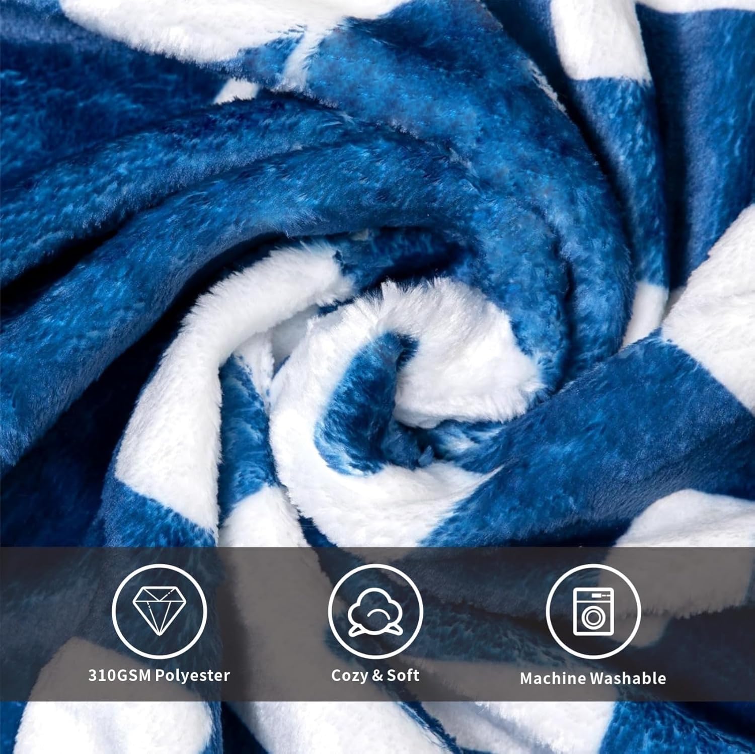 Son Blanket Gifts for Sons to My Son 50X60 Soft Throw Blanket Christmas Valentine's Gifts for Sons from Moms and Dads - Image 7