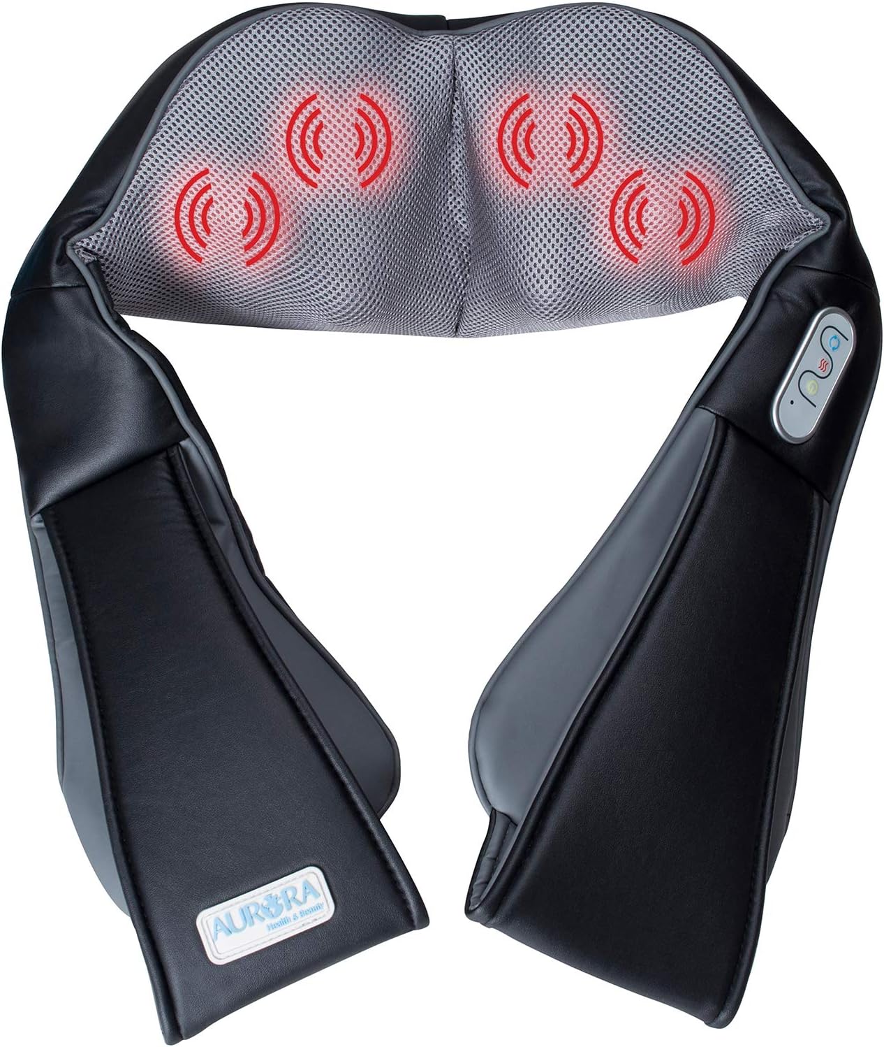 Aurora Health & Beauty Cordless Neck and Back Shiatsu Massager with Heat