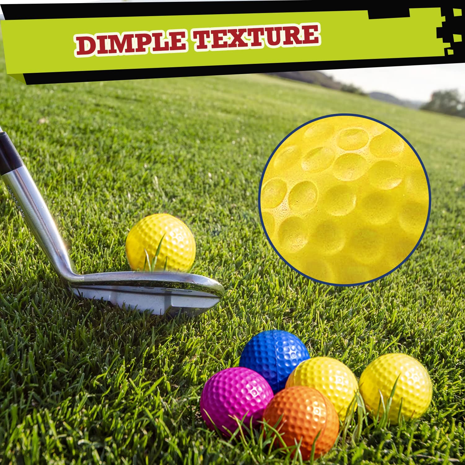 SAPLIZE Rete da golf resistente agli urti, rete da golf con tappetino da golf Tri-Turf per l'allenamento in giardino, rete da golf altamente stabile per interni ed esterni