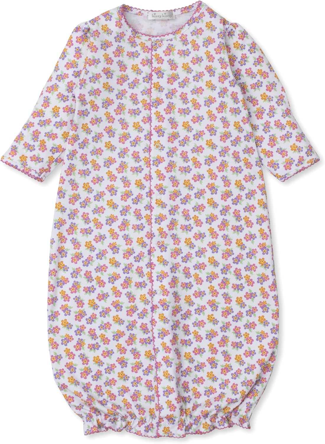Kissy Kissy Baby Girls Infant Aloha Whales Convertible Gown