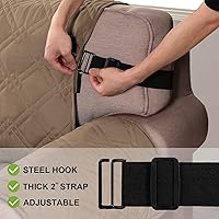 Vista 2 de Turquoize Funda para sofá impermeable para mascotas y niños, protector de muebles con parte trasera antideslizante, lavable a máquina.