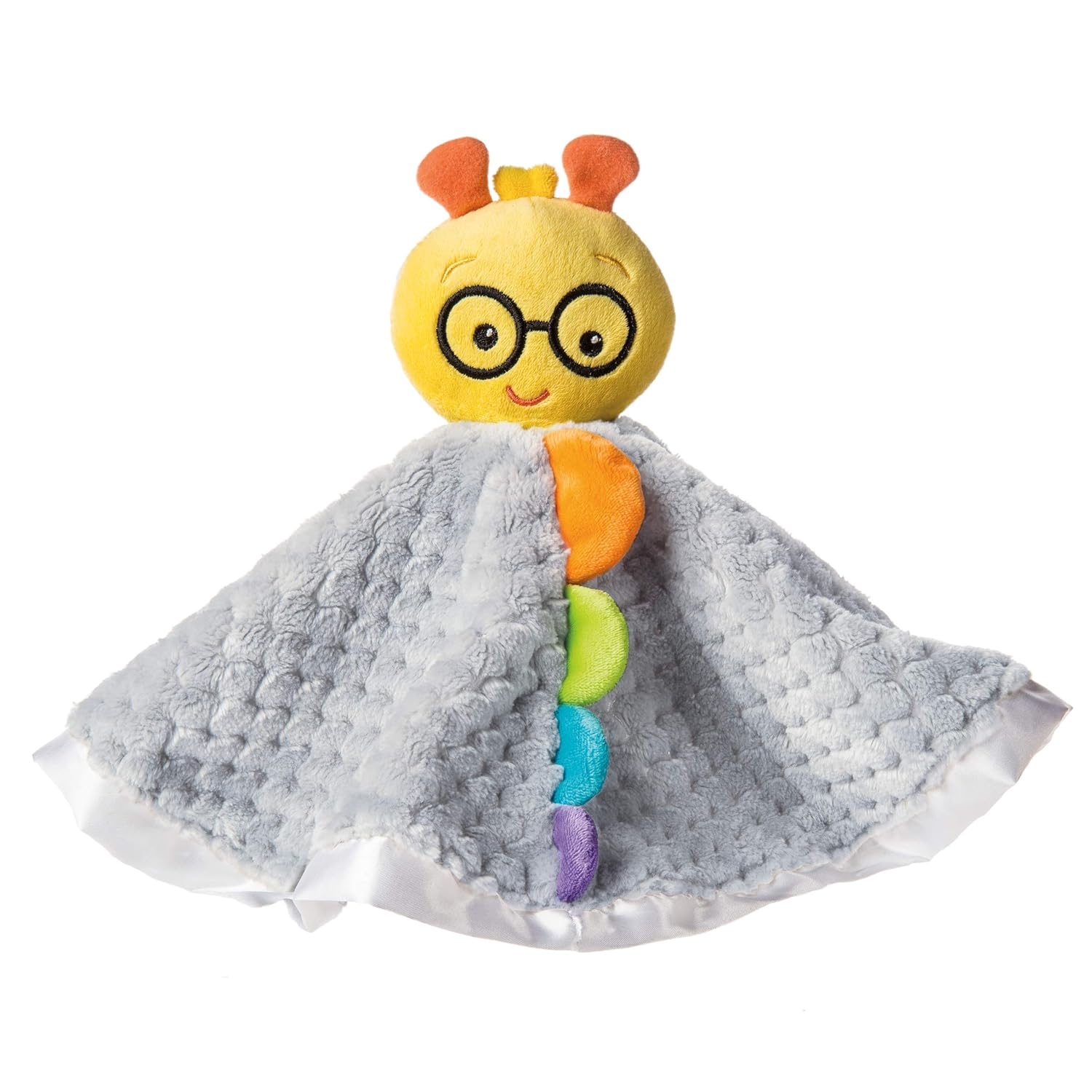 Mary Meyer Baby Einstein First Discoveries Peekaboo Blanket, 13 x 13-Inches, Cal Caterpillar