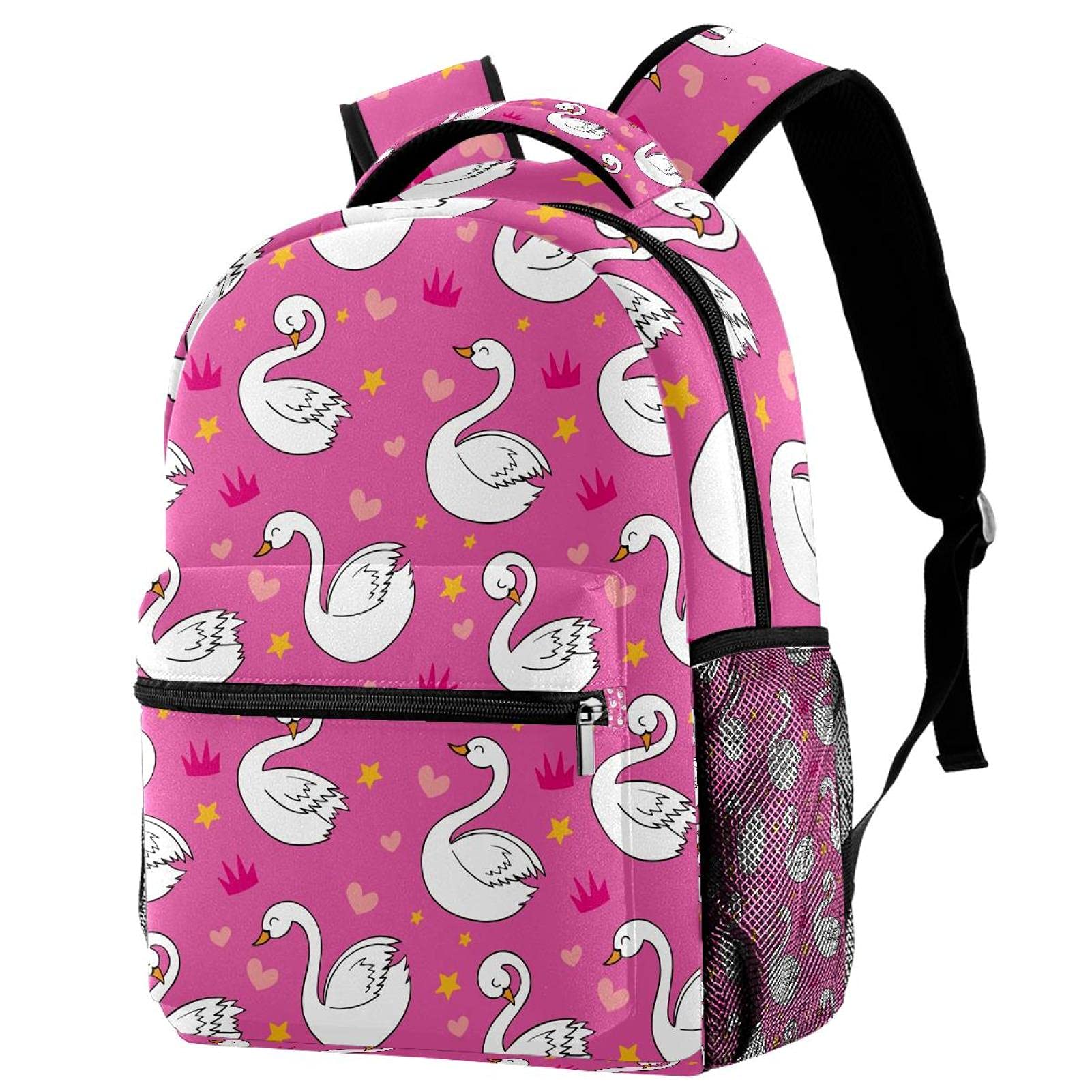 Sac à dos marguerites blanches imprimé multicolore haute capacité