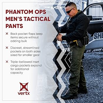 Amazon | [VERTX] Phantom OPS Men's Tactical Pants OD Green