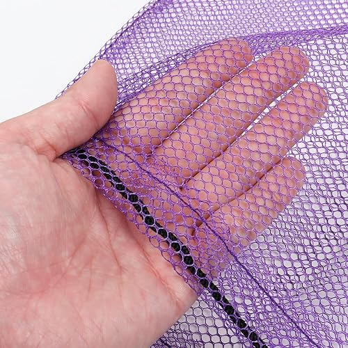 Miniatura 4 de GSE Games & Sports Expert Bolsa de malla morada con cordón de 18 x 12 pulgadas para béisbol, softball, tenis, pelota de pickleball, pelota de golf.