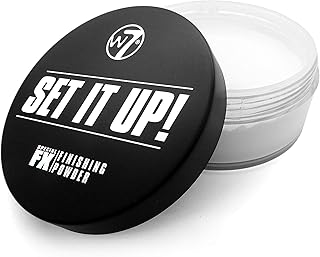 W7 Set It Up Loose Setting Powder - Weightless Translucent Blurring Powder For All Skin Tones