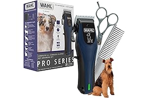 Wahl Professional Lithium Ion Rechargeable Cordless Dog Grooming Kit - Heavy Duty...