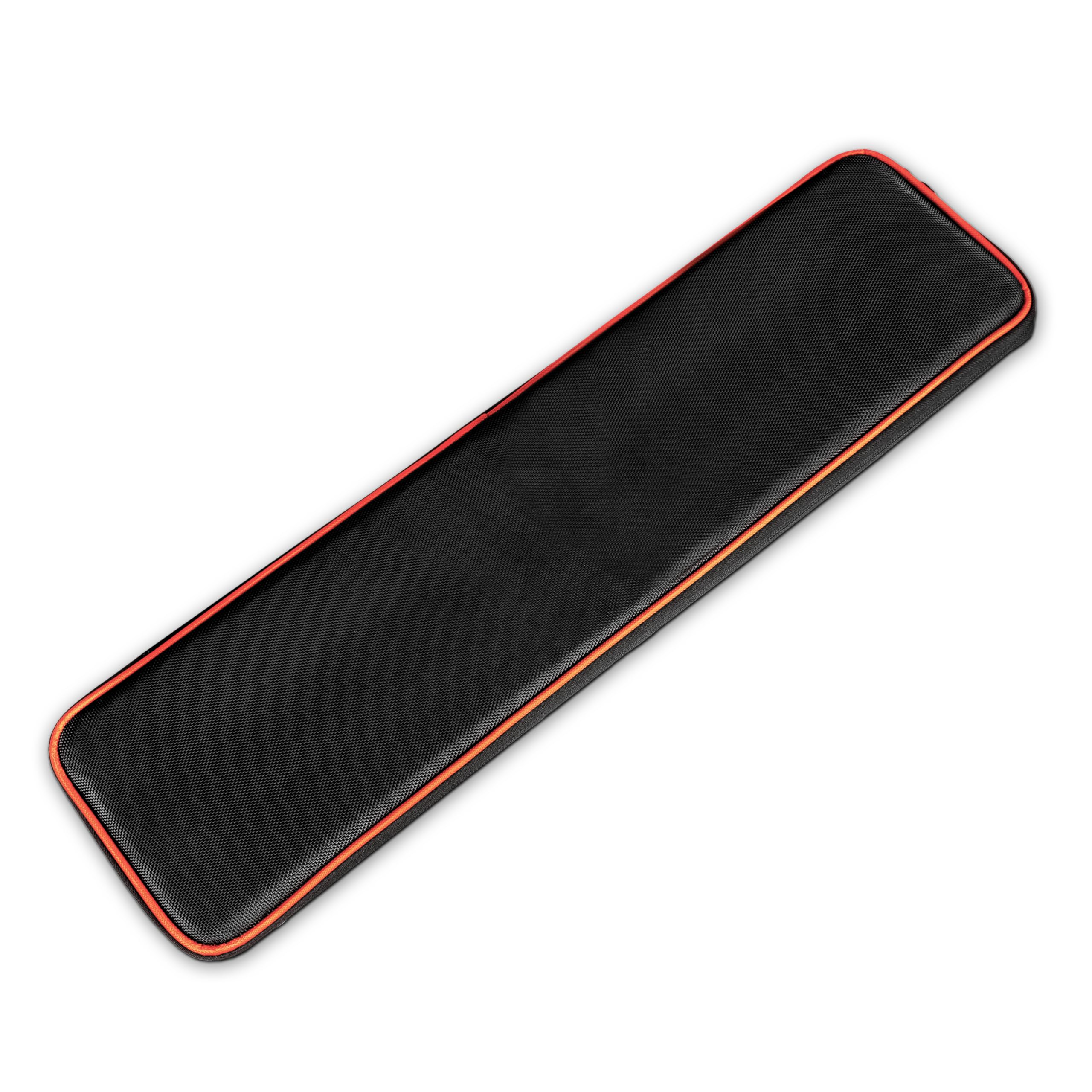 Official Solar Lite Xkey Protection Carrying Case for Xkey 37 Air/USB/LE MIDI Keyboard Controller, Slim, Lightweight, Foam Interior, Double Zippers, Durable Polyester, Stylish Orange Accent
